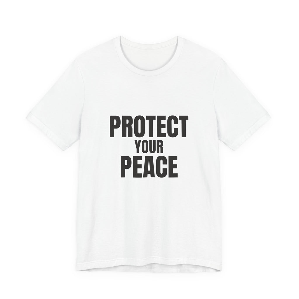 Protect Your Peace Tee — Mindful Affirmation Aesthetic Shirt | Zensation