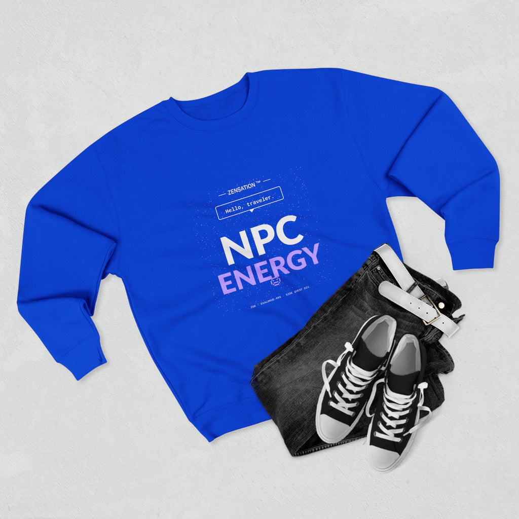 NPC Energy Crewneck Sweatshirt — Drop 015 — Zensation streetwear (view 9)