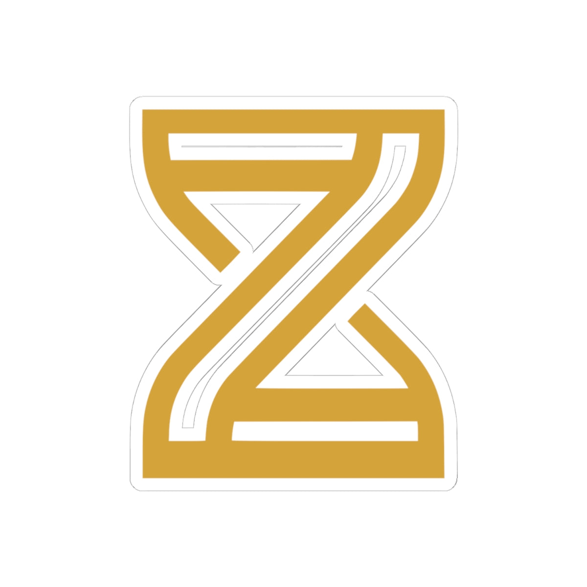 Hourglass Sticker — Kiss-Cut