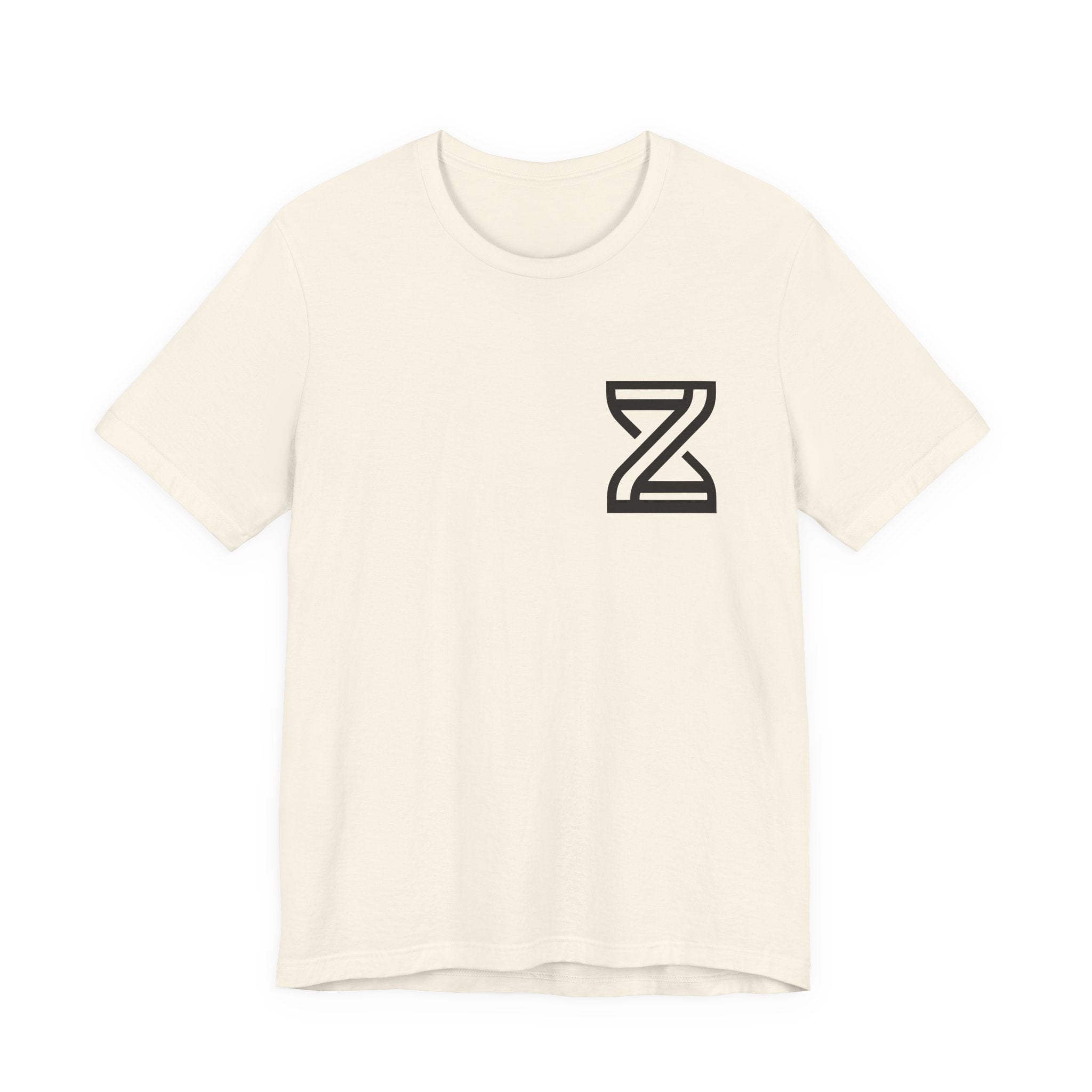 Zensation Crest Tee — Left-Chest Hourglass