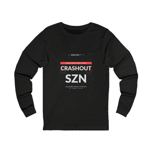 Crashout SZN Long Sleeve Tee — Drop 012 — Zensation