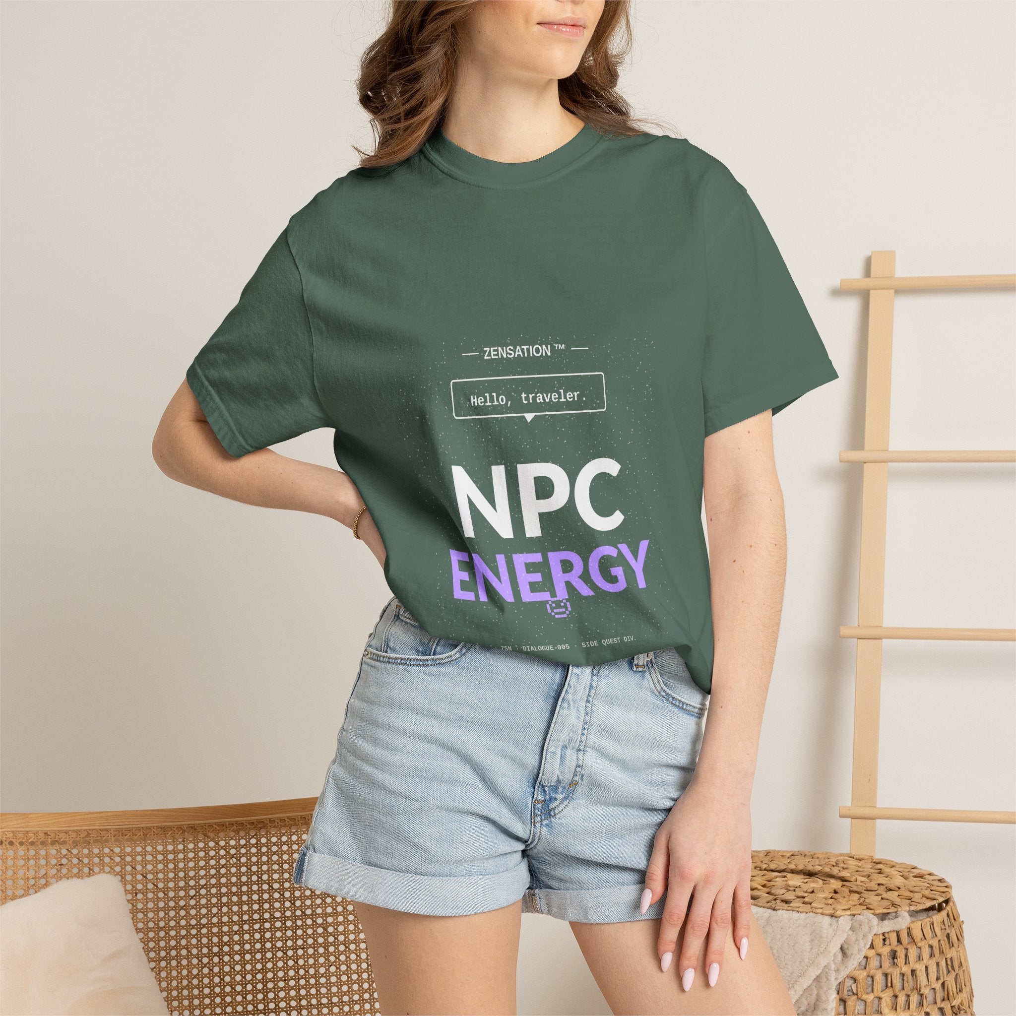NPC Energy Premium T-Shirt — Drop 015 — Zensation streetwear (view 10)