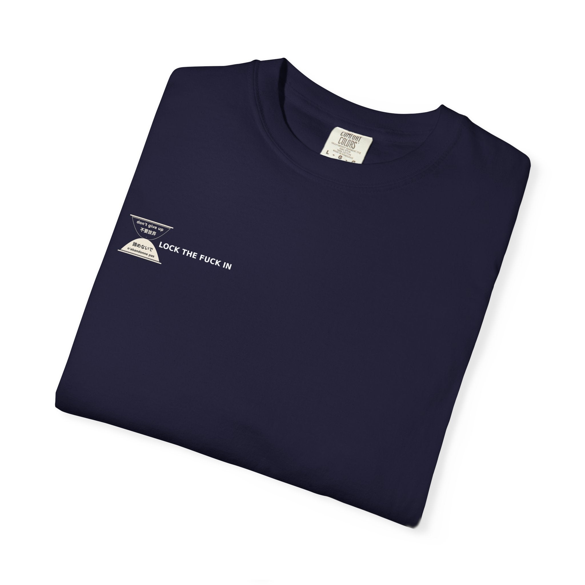 LOCK THE FUCK IN Premium T-Shirt — Drop 016 — Zensation streetwear (view 12)