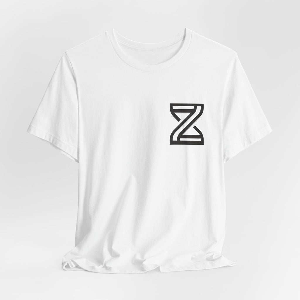 Zensation Crest Tee — Left-Chest Hourglass